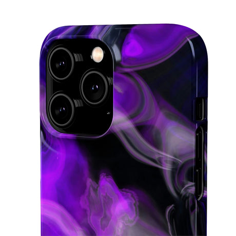 Purple Marble iPhone Case (Slim) Phone Case