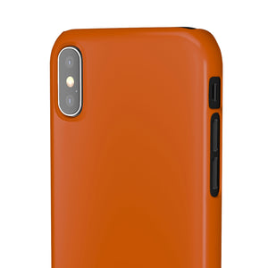 Burnt Orange iPhone Case (Slim) Phone Case