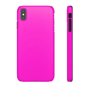 Hot Magenta iPhone Case (Slim) iPhone XS MAX Matte Phone Case