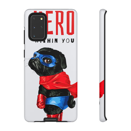 Hero Pug Android Case (Protective) Samsung Galaxy S20+ Matte Phone Case