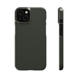 Black Olive iPhone Case (Slim) iPhone 14 Glossy Phone Case