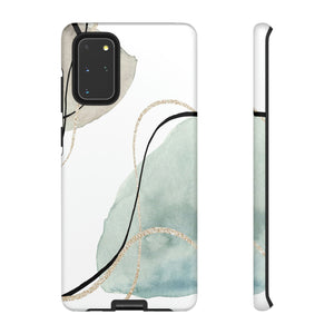 Green Watercolor Android Case (Protective) Samsung Galaxy S20+ Matte Phone Case