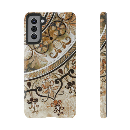 Mosaic Tiles Android Case (Protective) Samsung Galaxy S21 Plus Glossy Phone Case