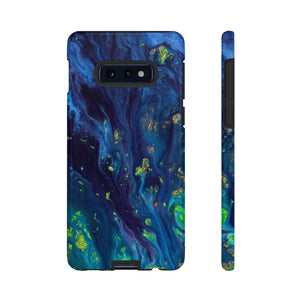 Green Opal Ink Art Android Case (Protective) Samsung Galaxy S10E Glossy Phone Case