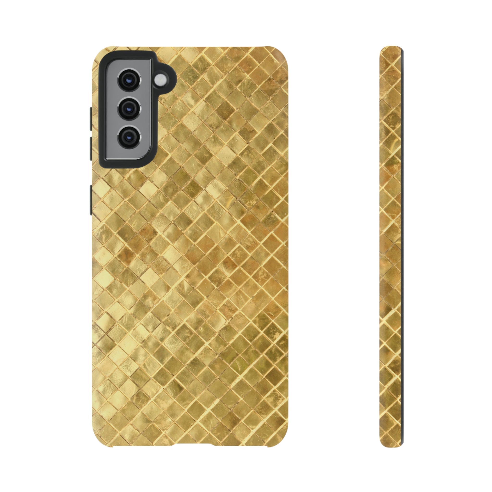 Golden Mosaic Android Case (Protective) Samsung Galaxy S21 Plus Matte Phone Case