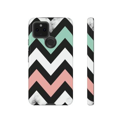 Chevron Shapes Android Case (Protective) Google Pixel 5 5G Glossy Phone Case