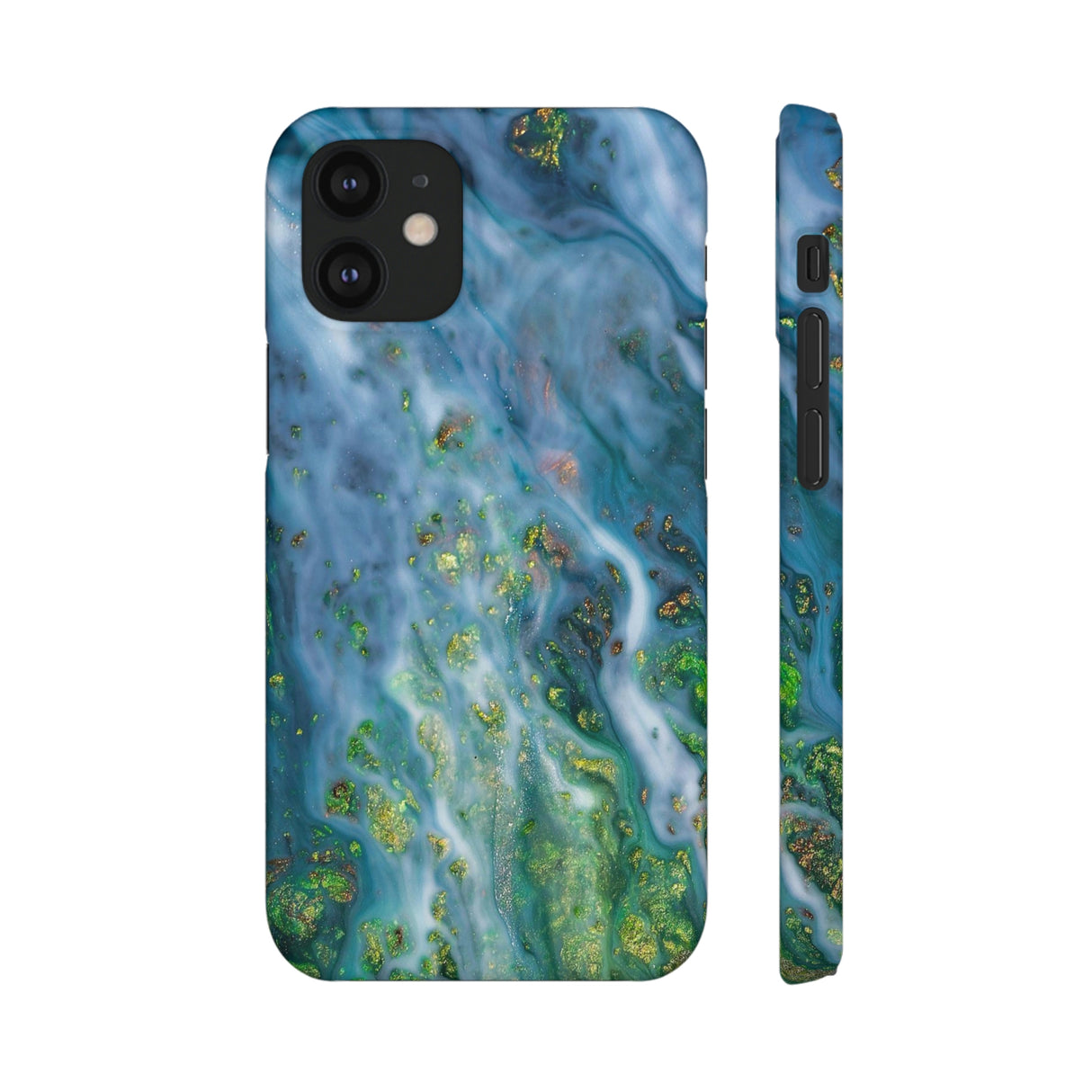 Forest Mist Ink Art iPhone Case (Slim) iPhone 12 Mini Matte Phone Case