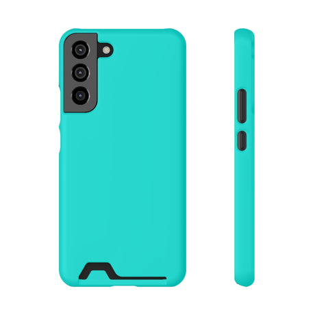 Bright Turquoise Android Case (Card) Samsung Galaxy S22 Plus Matte Without gift packaging Phone Case