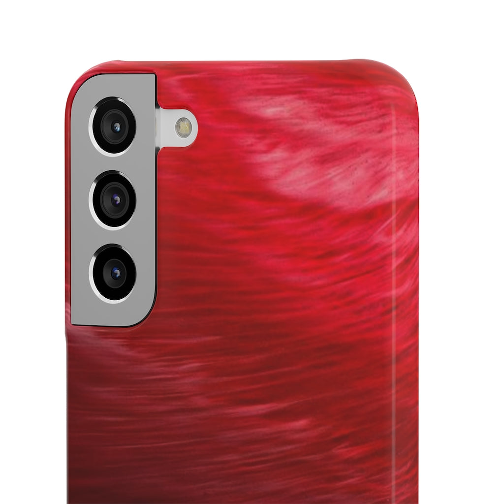 Red Feather Ink Art Android Case (Slim) Phone Case