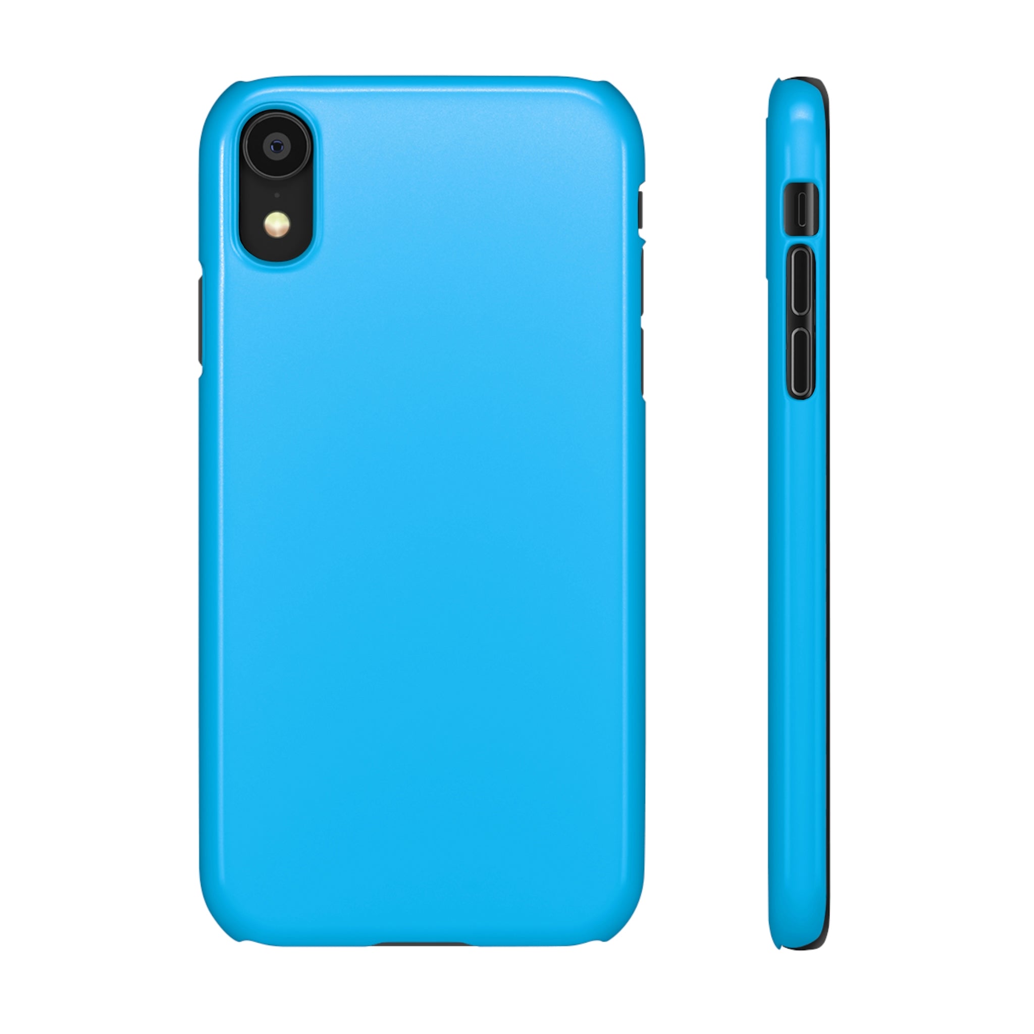 Deep Sky Blue iPhone Case (Slim) iPhone XR Glossy Phone Case