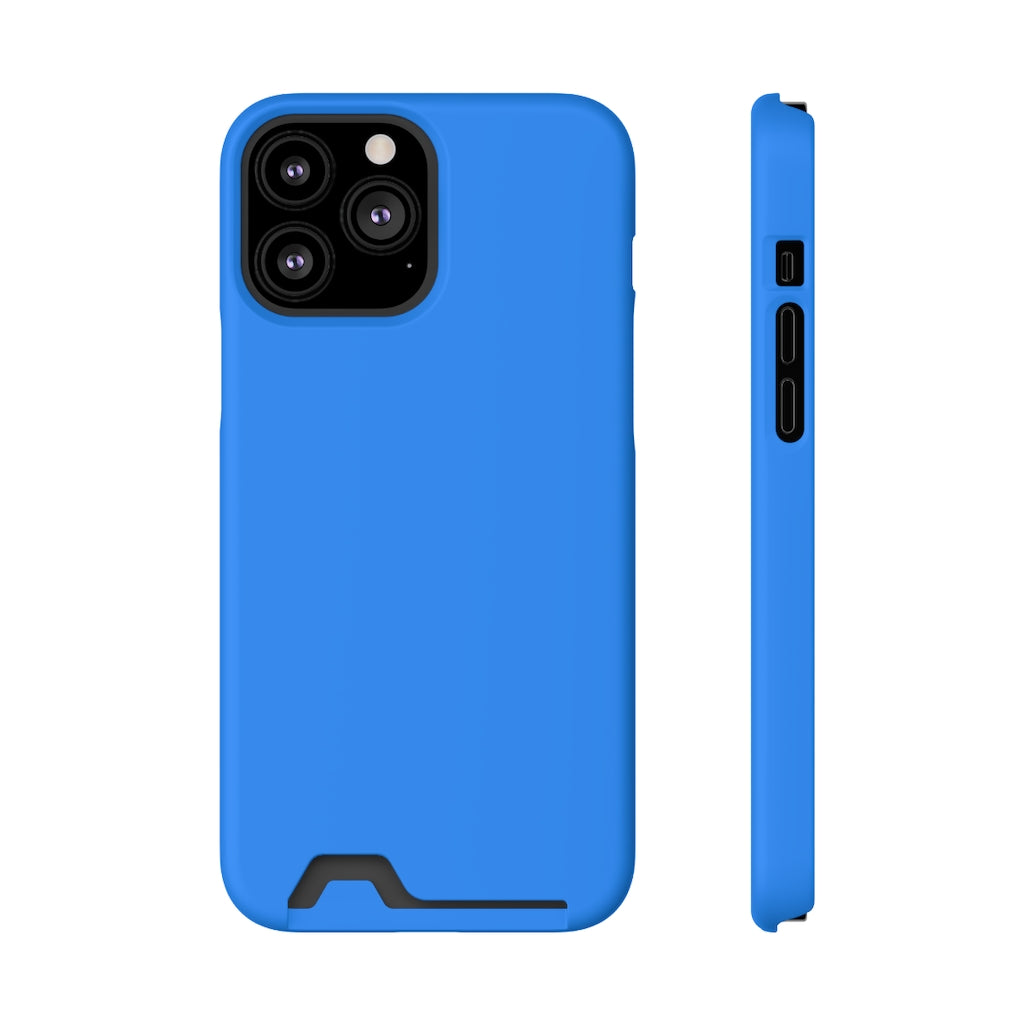 Dodger Blue iPhone Case (Card) iPhone 13 Pro Max Matte With gift packaging Phone Case