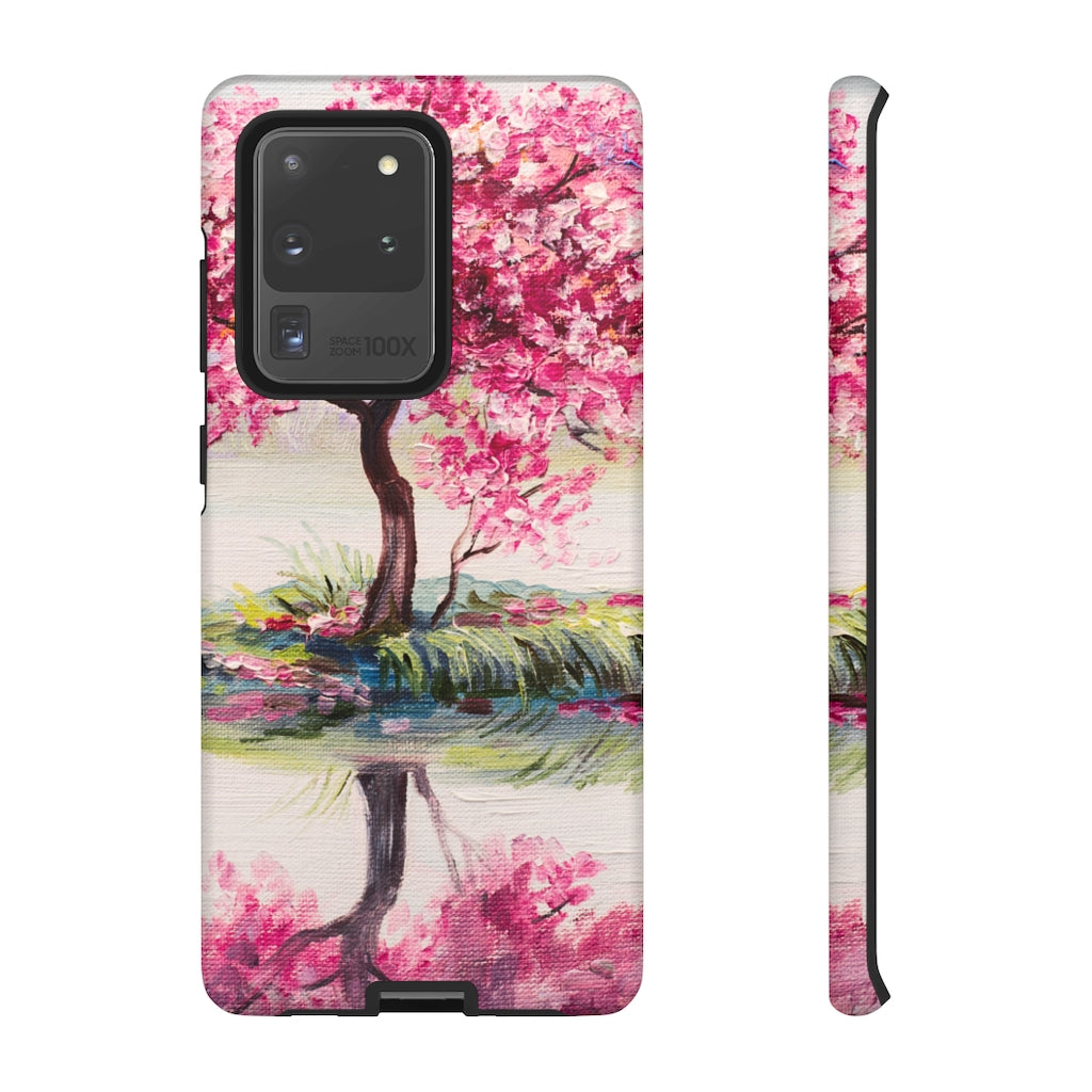 Oil painting - Oriental Cherry Tree Samsung Case (Protective) Samsung Galaxy S20 Ultra Matte Phone Case