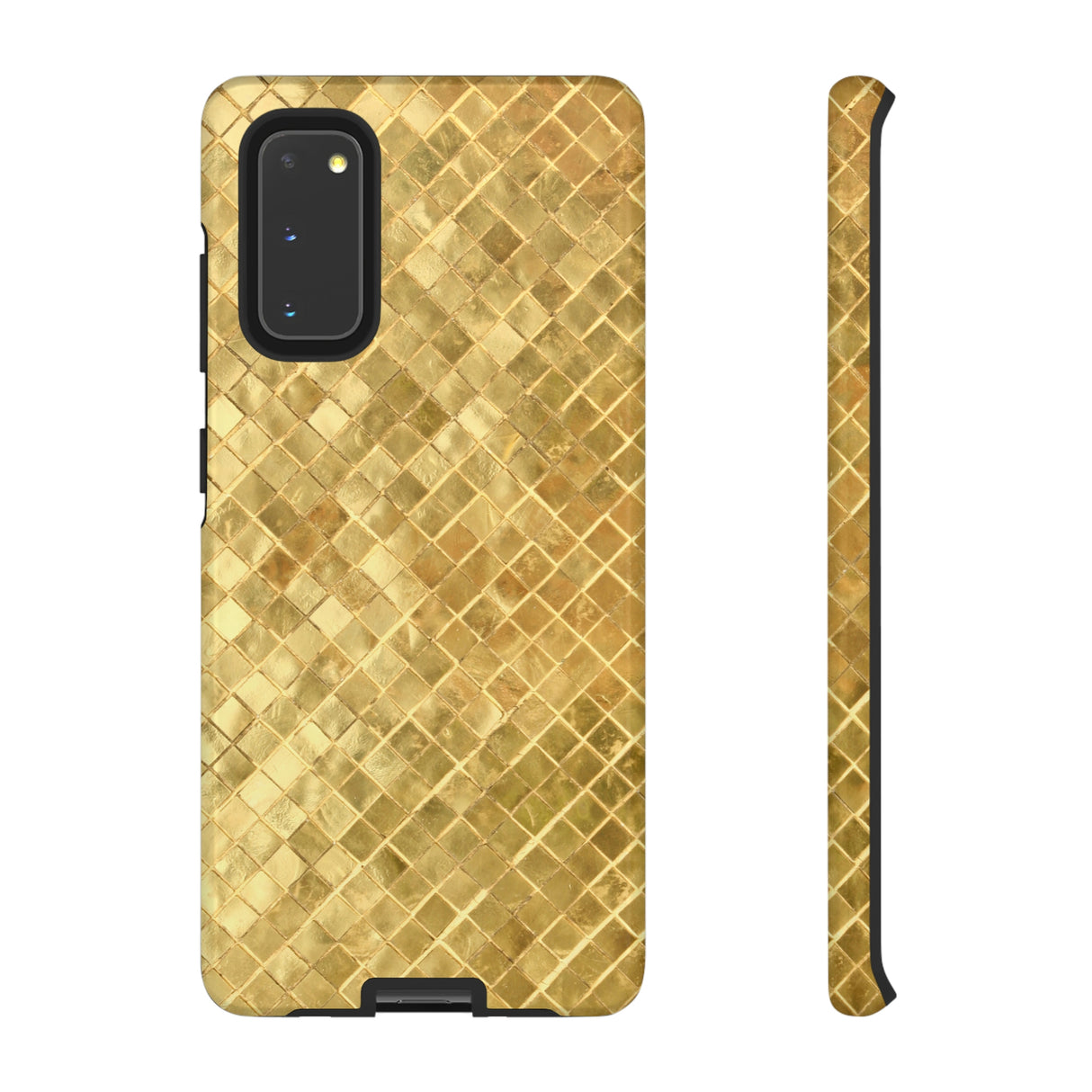 Golden Mosaic Android Case (Protective) Samsung Galaxy S20 Glossy Phone Case