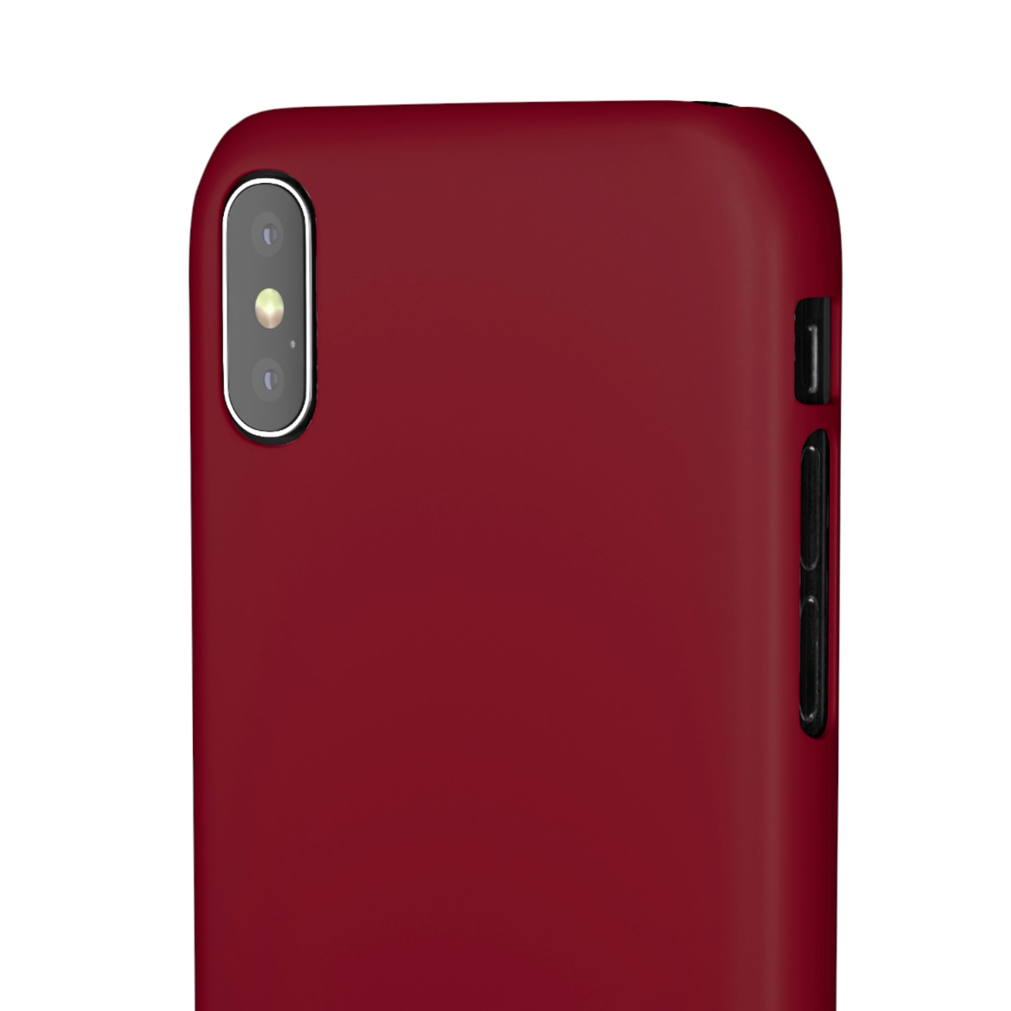 Burgundy Red iPhone Case (Slim) Phone Case