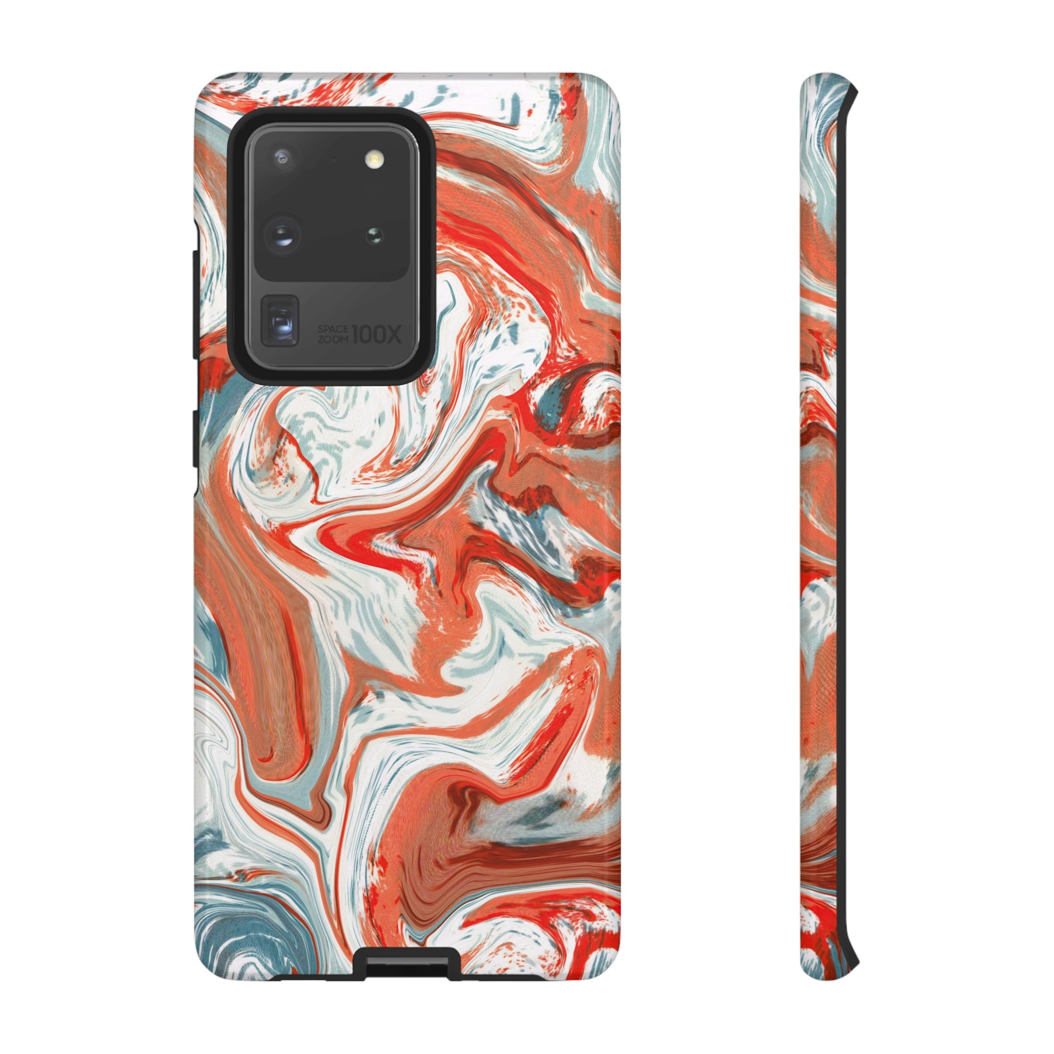 Orange Art Android Case (Protective) Samsung Galaxy S20 Ultra Glossy Phone Case