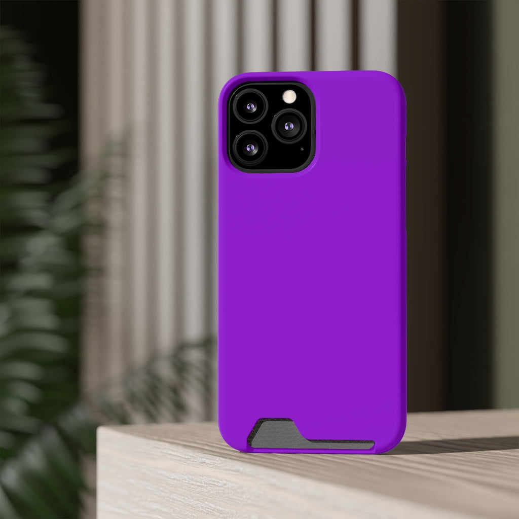 Electric Purple iPhone Case (Card) Phone Case