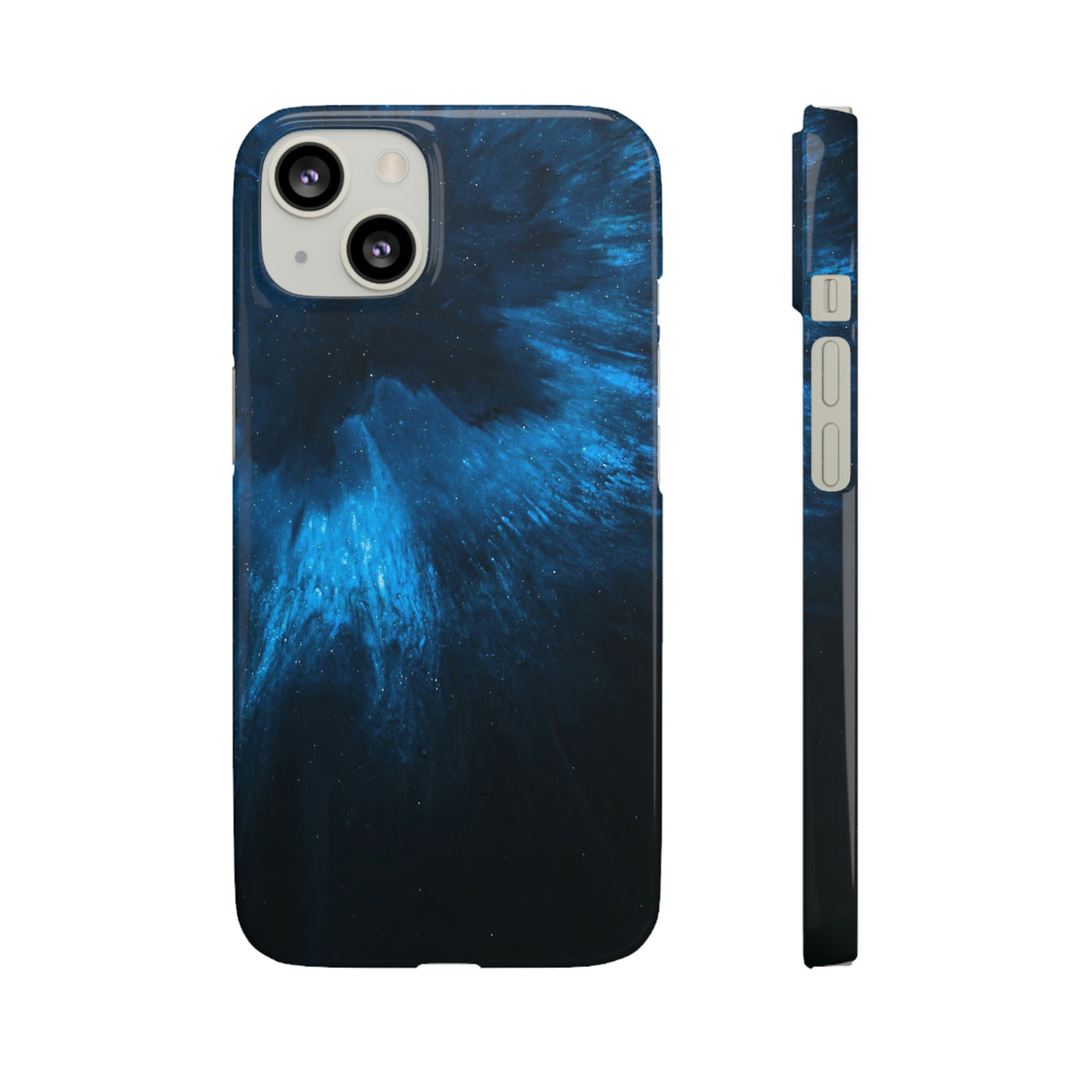 Deep Space Ink Art iPhone Case (Slim) iPhone 13 Glossy Phone Case