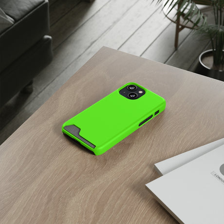 Bright Green iPhone Case (Card) Phone Case