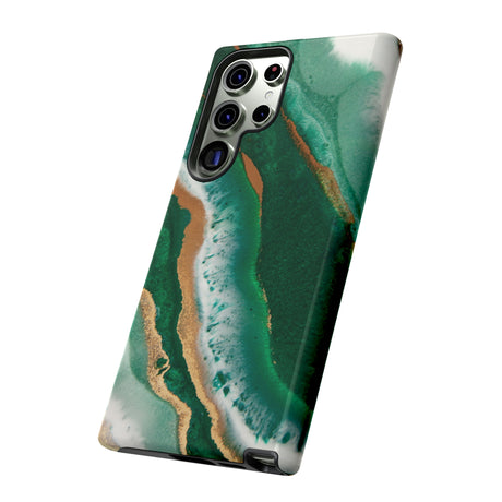 Green & Gold Epoxy Android Case (Protective) Phone Case