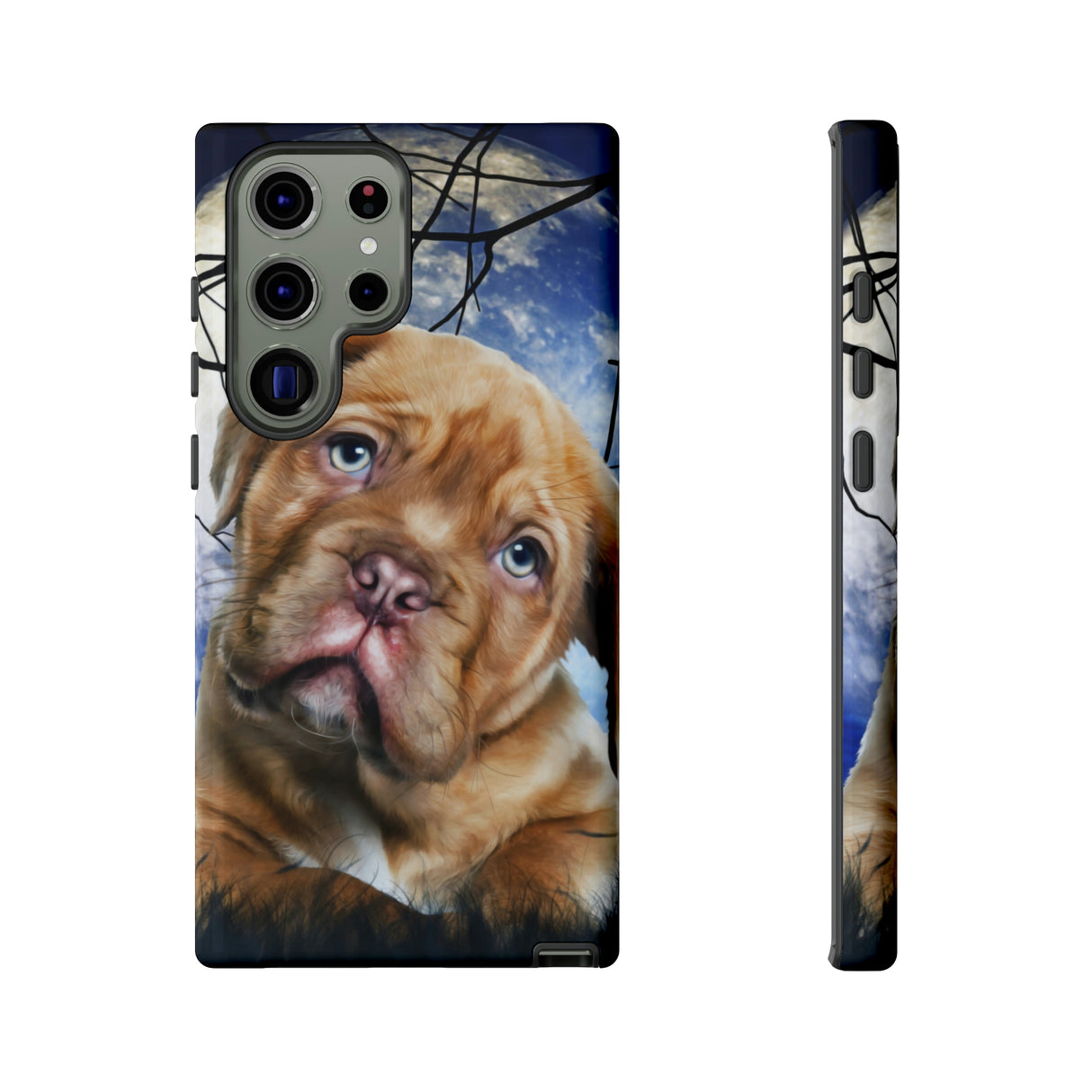 Dog Oil Painting Android Case (Protective) Samsung Galaxy S23 Ultra Glossy Phone Case