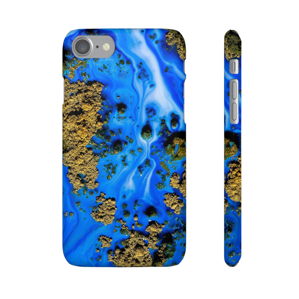 Blue River Ink Art iPhone Case (Slim) iPhone 7 Matte Phone Case