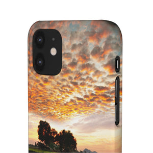 Sunset on the Tropical River Samsung/iPhone (Slim) iPhone 12 Mini Matte Phone Case