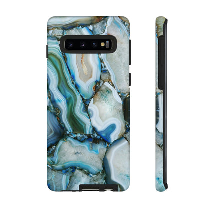 Blue Azure Android Case (Protective) Samsung Galaxy S10 Matte Phone Case