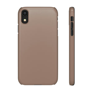 Beaver Brown iPhone Case (Slim) iPhone XR Glossy Phone Case