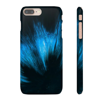 Midnight Shadow Ink Art iPhone Case (Slim) iPhone 8 Plus Matte Phone Case