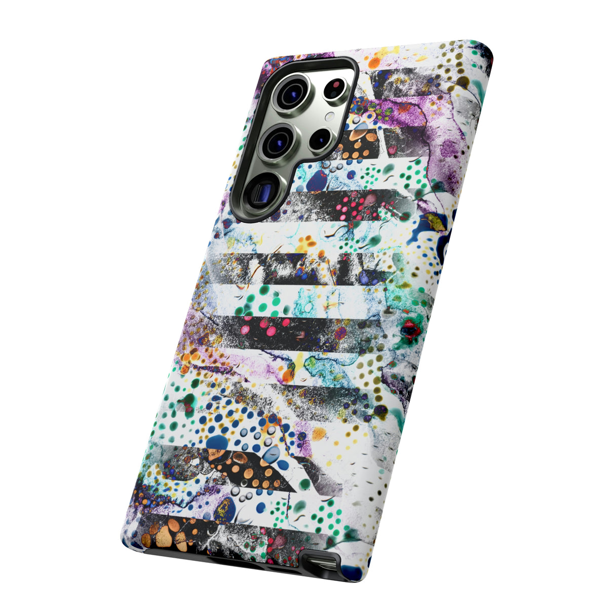 Abstract Green Purple Android Case (Protective) Phone Case