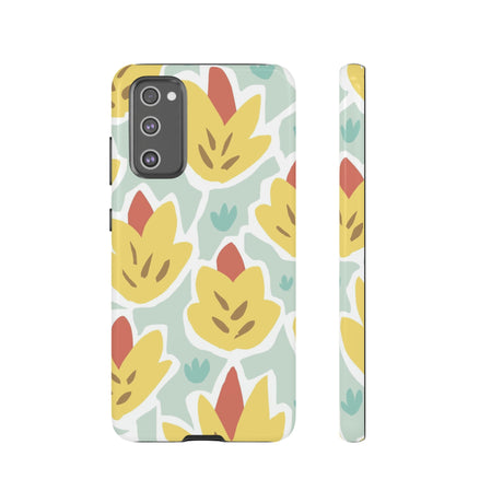 Summer Yellow Happy Flower Samsung Case (Protective) Samsung Galaxy S20 FE Glossy Phone Case