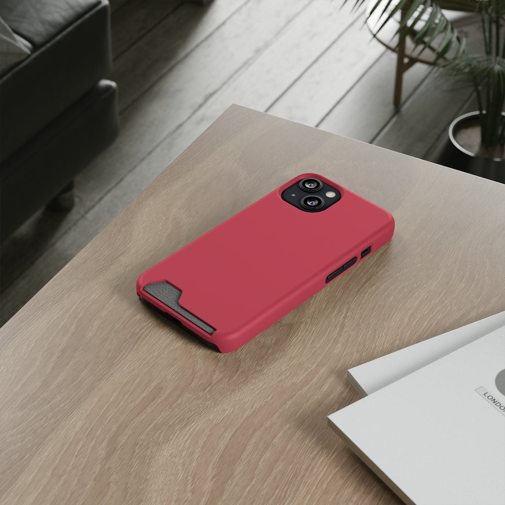 Brick Red iPhone Case (Card) Phone Case