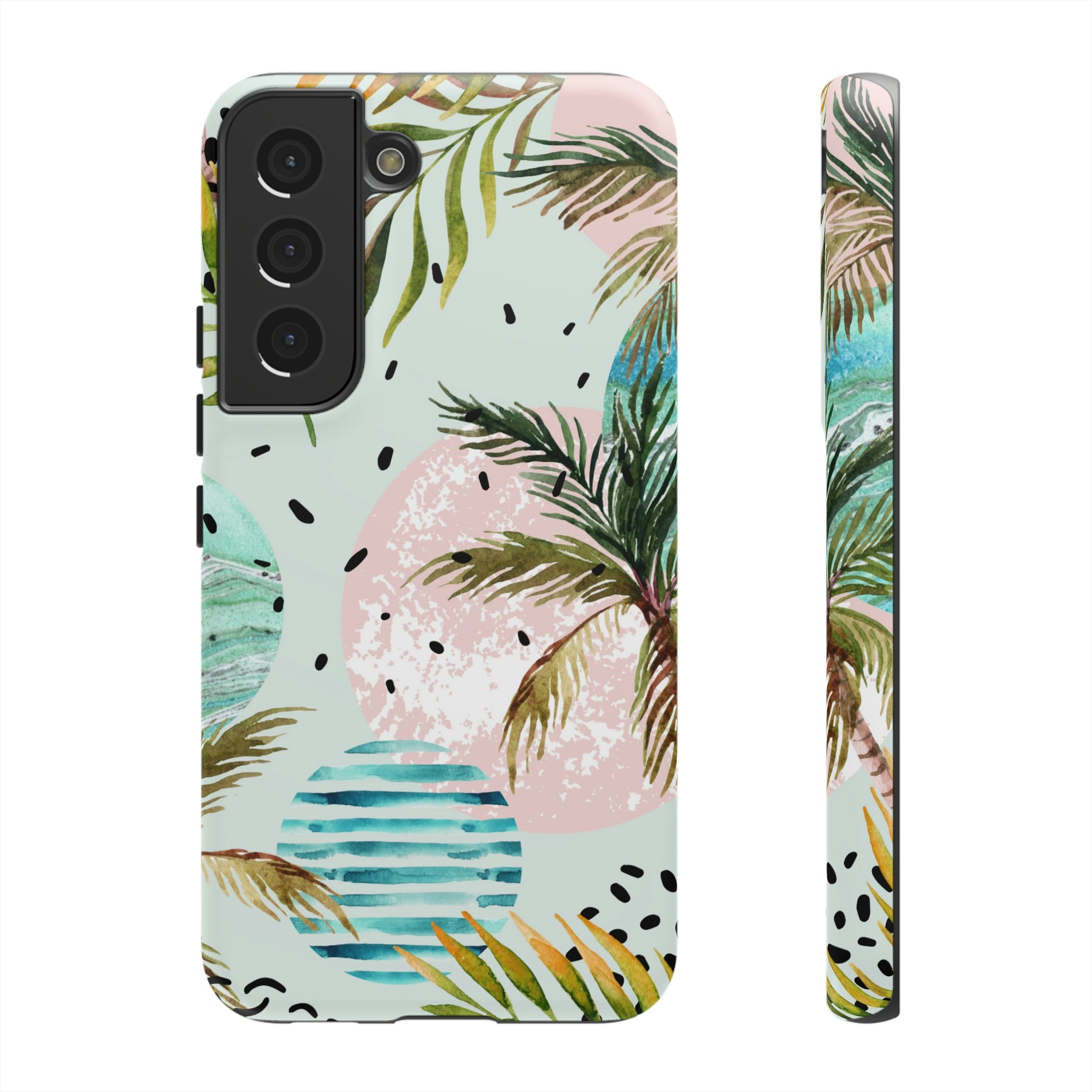 Summer Watercolor Android Case (Protective) Samsung Galaxy S22 Matte Phone Case