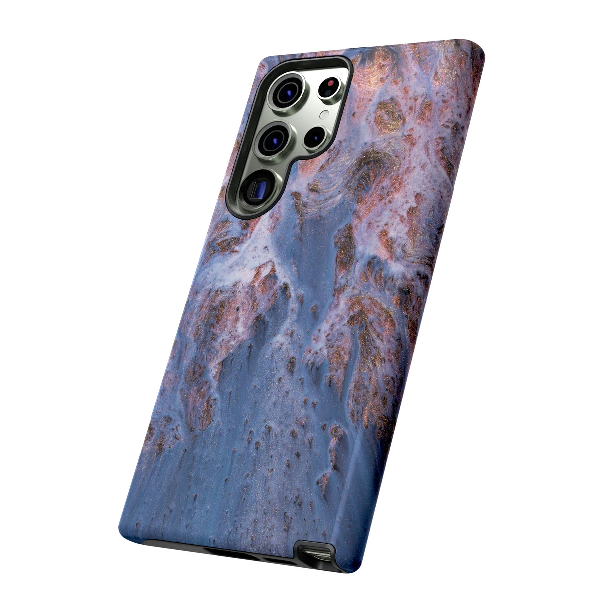 Blue Ice Ink Art Android Case (Protective) Phone Case