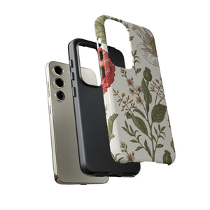 Poppy Vintage Flower Samsung Case (Protective) Phone Case