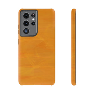 Abstract Orange Android Case (Protective) Samsung Galaxy S21 Ultra Matte Phone Case