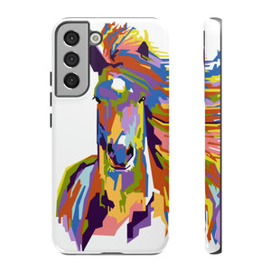 Horse Abstract Art Android Case (Protective) Samsung Galaxy S22 Plus Glossy Phone Case