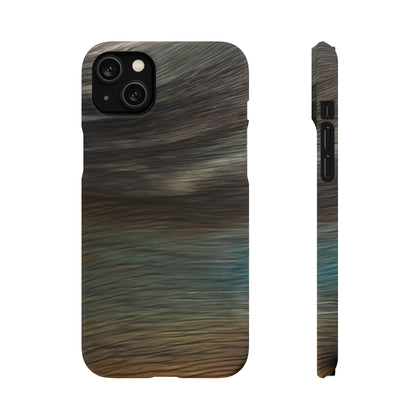 Brush Strokes Ink Art iPhone Case (Slim) iPhone 14 Plus Matte Phone Case