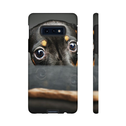 Dachshund Puppy Android Case (Protective) Samsung Galaxy S10E Matte Phone Case