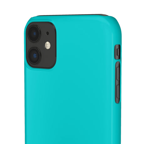 Dark Turquoise iPhone Case (Slim) Phone Case