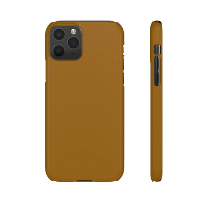 Golden Brown iPhone Case (Slim) iPhone 11 Pro Glossy Phone Case