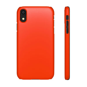 Coquelicot Orange iPhone Case (Slim) iPhone XR Matte Phone Case