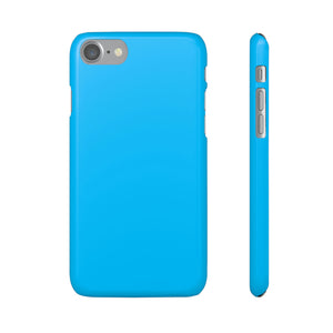 Deep Sky Blue iPhone Case (Slim) iPhone 7 Glossy Phone Case