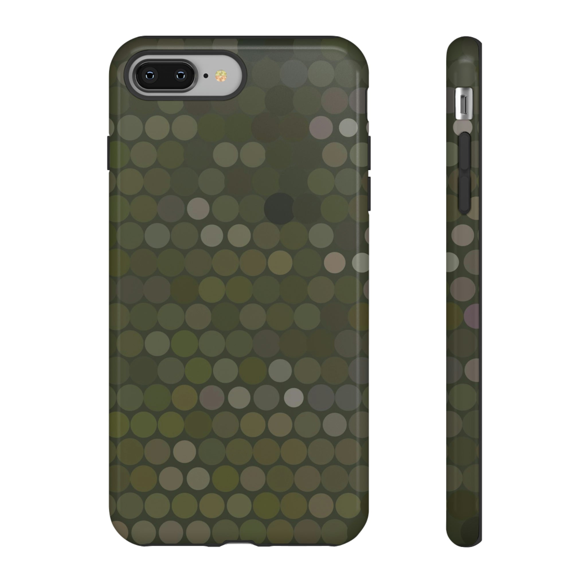 Military Dot Camo Phone case iPhone 8 Plus Glossy Phone Case