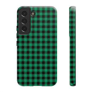 Green Flannel Android Case (Protective) Samsung Galaxy S22 Matte Phone Case