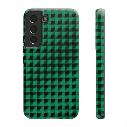 Green Flannel Android Case (Protective) Samsung Galaxy S22 Matte Phone Case