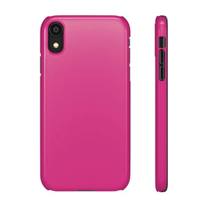 Deep Cerise iPhone Case (Slim) iPhone XR Glossy Phone Case