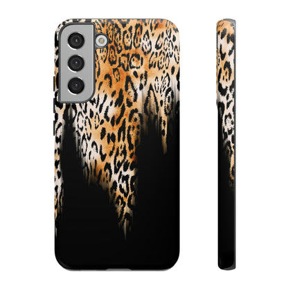 Leopard Print Android Case (Protective) Samsung Galaxy S22 Plus Matte Phone Case