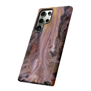 Pink Marble Ink Art Android Case (Protective) Phone Case