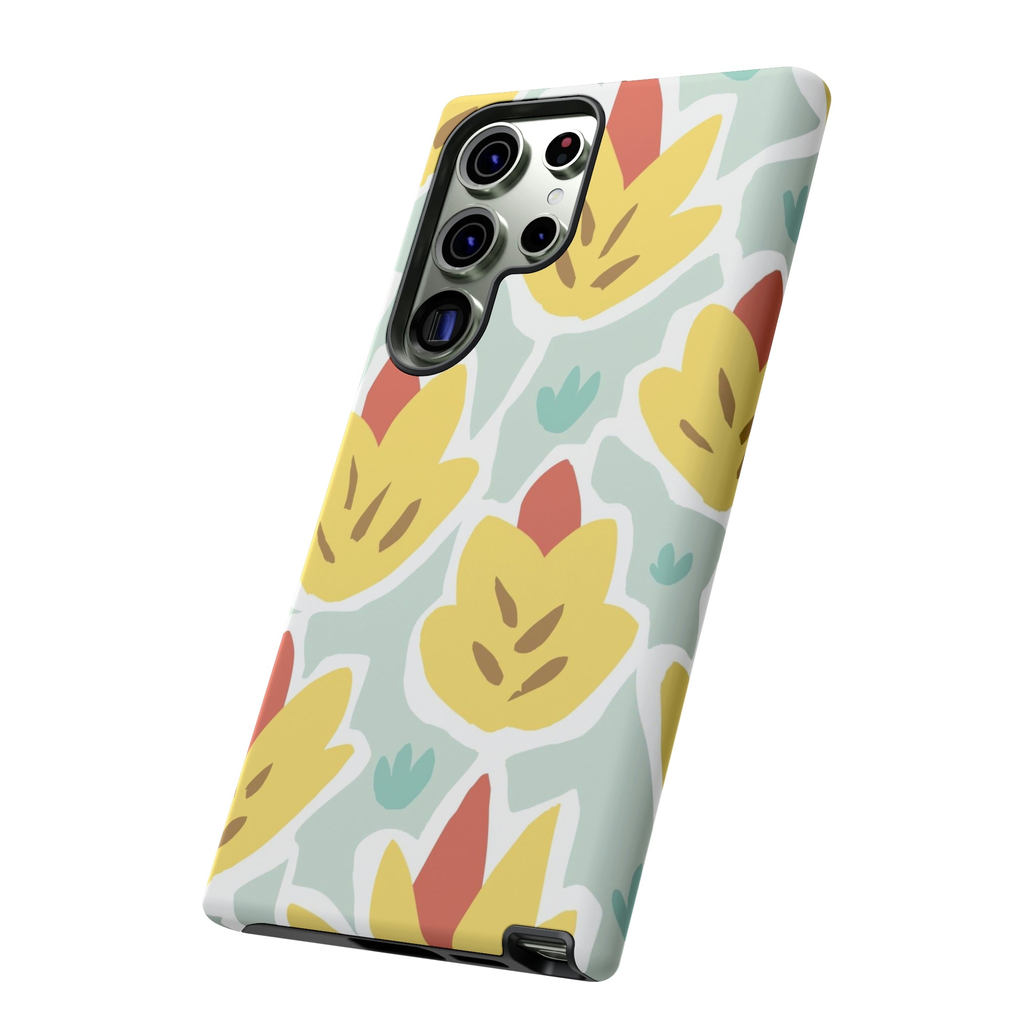 Summer Yellow Happy Flower Samsung Case (Protective) Phone Case